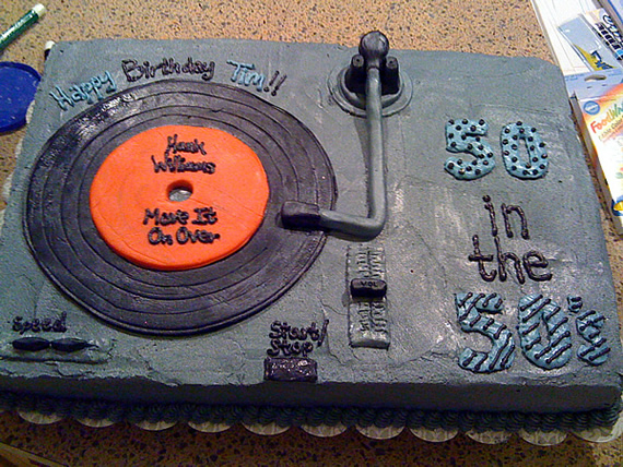 50’s Turntable Cake